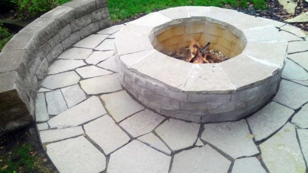 Fire Pit st louis, stone, landscape design element