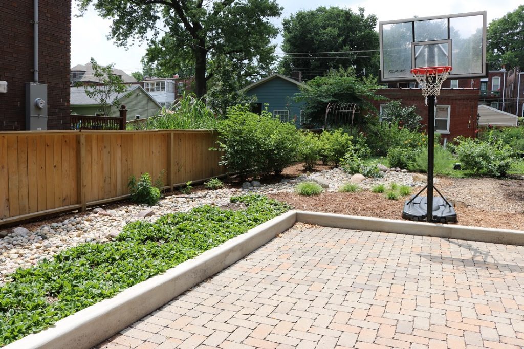 quiet village permeable paver patio builder