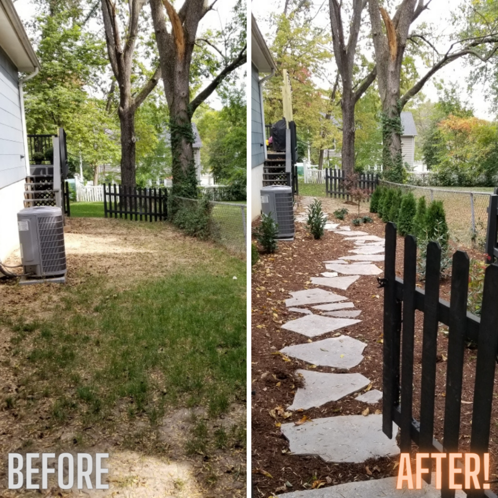 Outdoor Walkway Construction