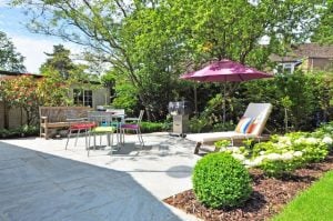 outdoor living space